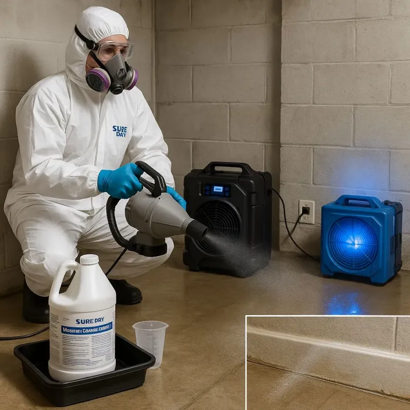 Sanitization and Odor Removal process in Caldwell County, TX
