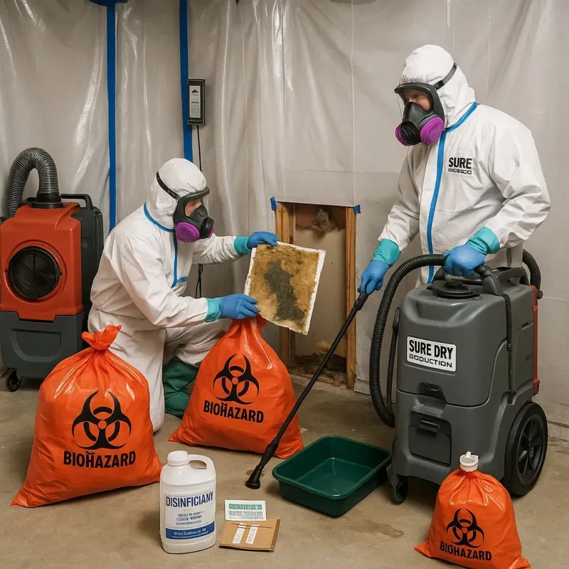 Contaminated Water Handling Protocols process in Caldwell County, TX