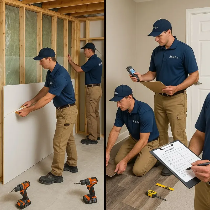 Repairs and Reconstruction process in Caldwell County, TX