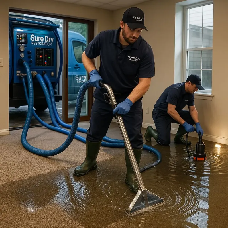Water Extraction and Removal process in Caldwell County, TX